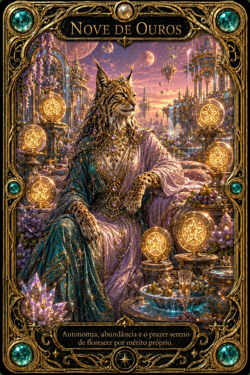 Carta Nove de Ouros