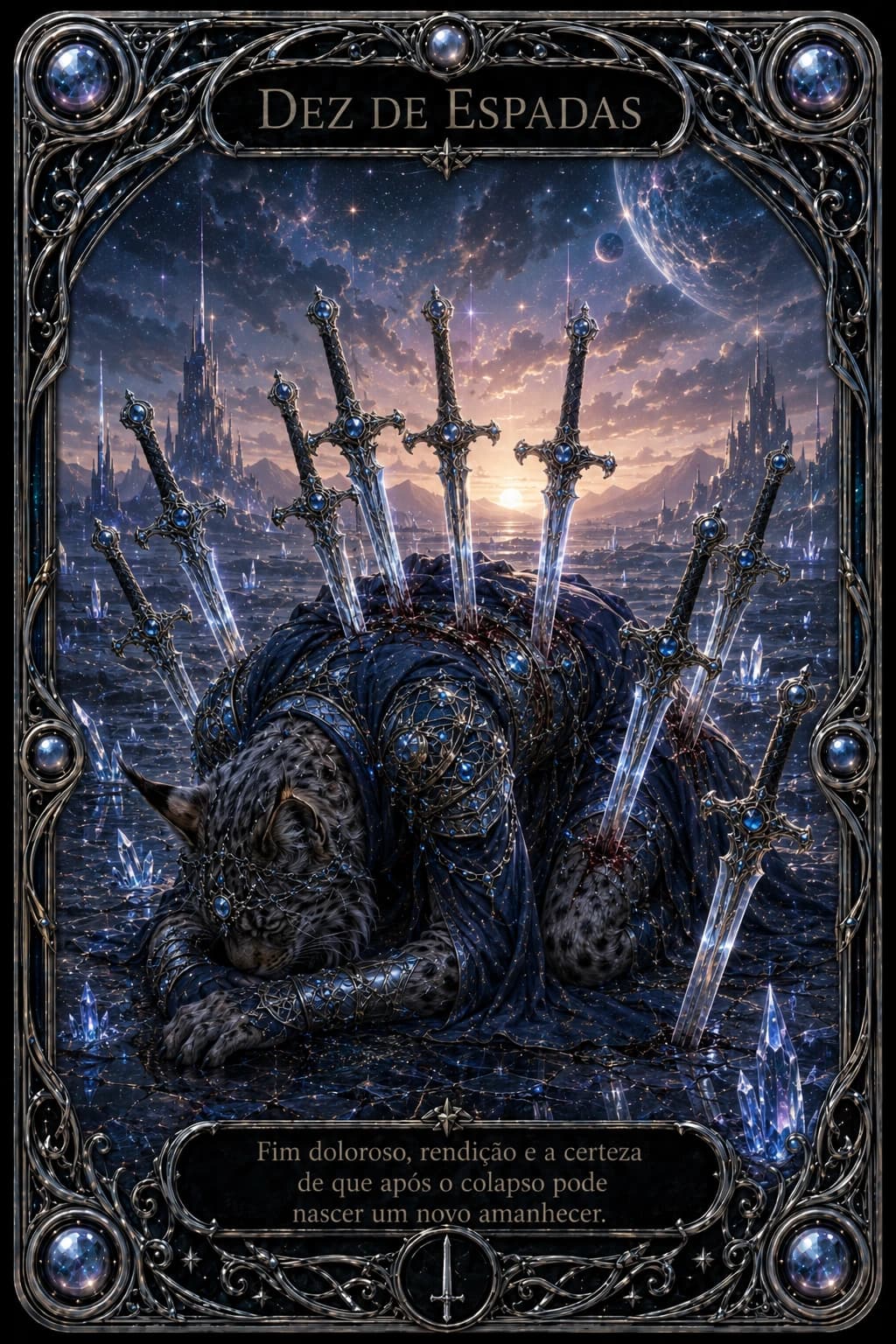 Carta Dez de Espadas