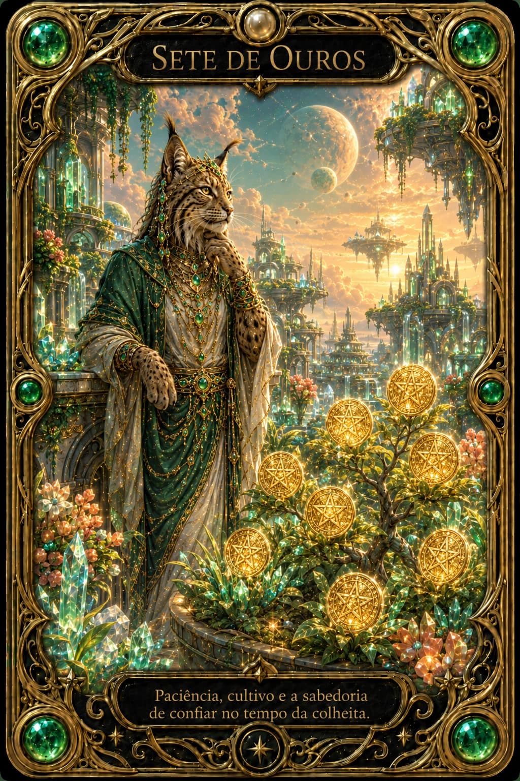 Carta Sete de Ouros