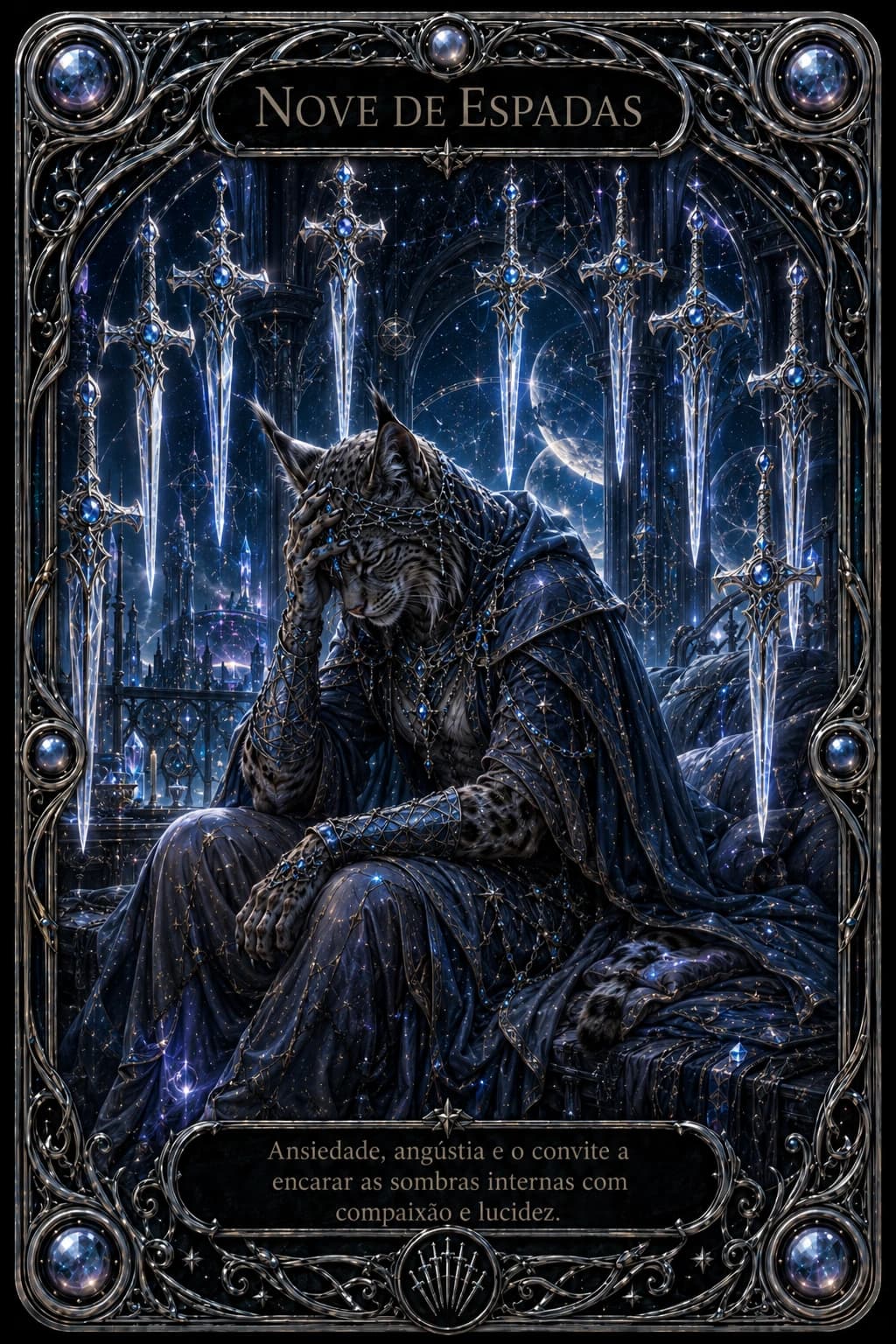 Carta Nove de Espadas