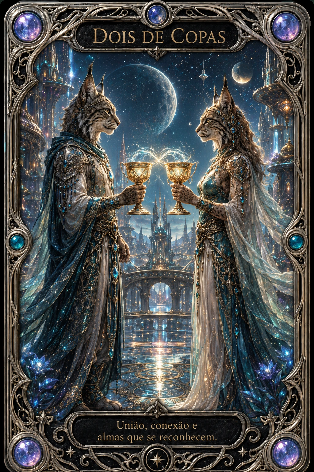 Arte da carta Dois de Copas