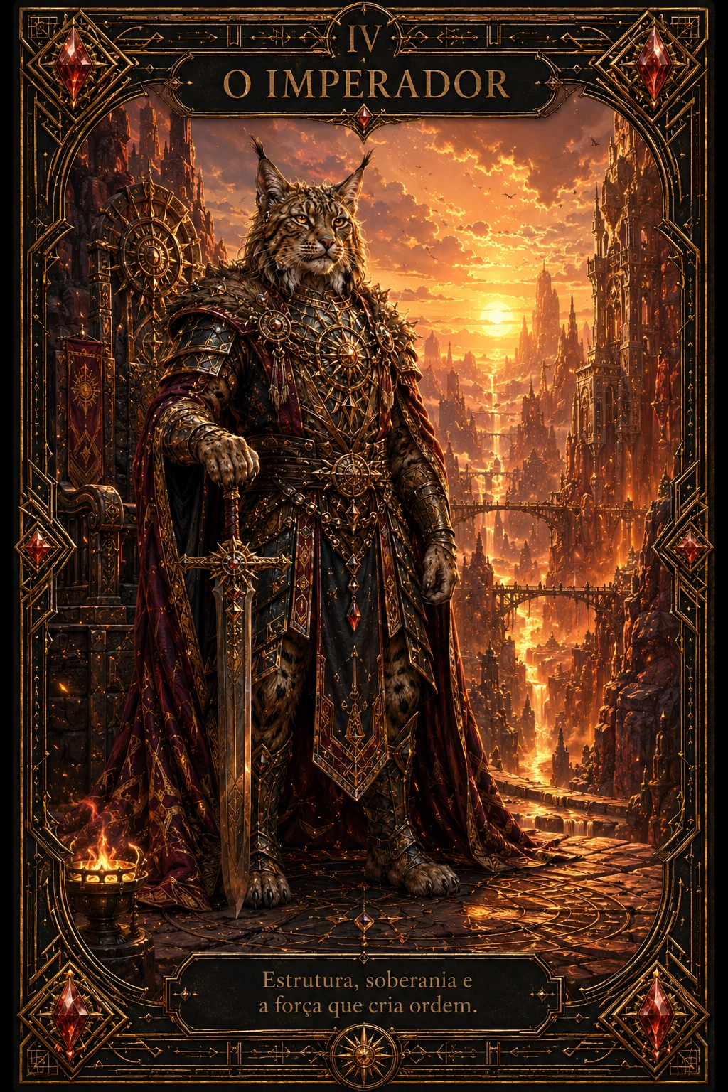 Arte da carta O Imperador