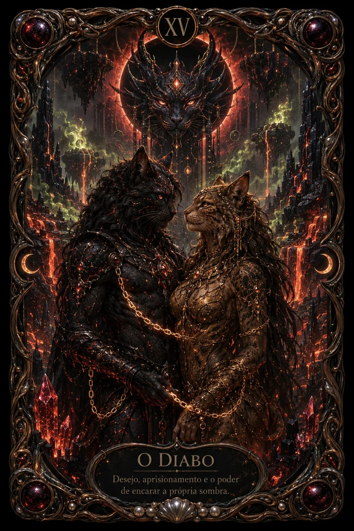 Arte da carta O Diabo
