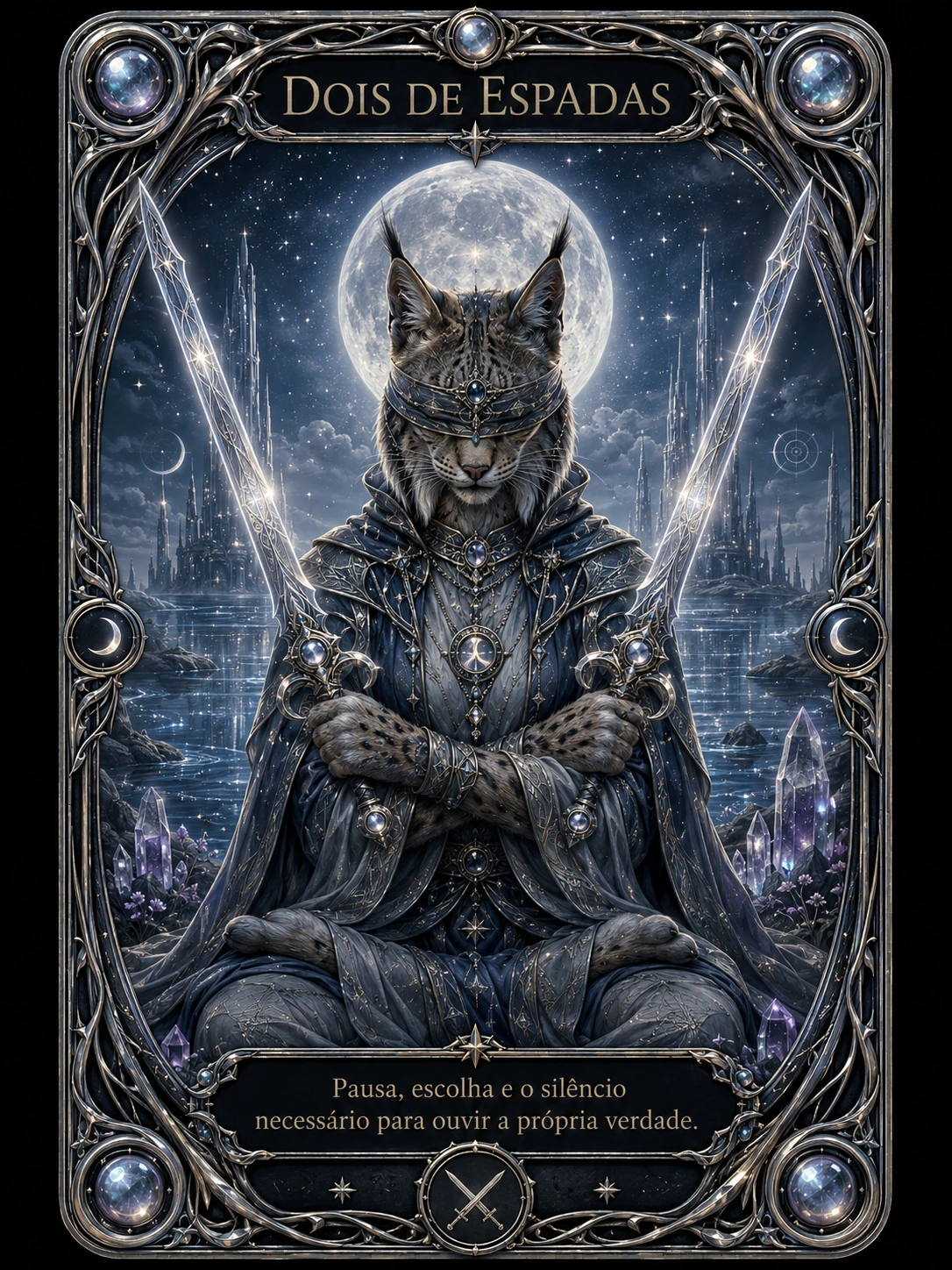 Arte da carta Dois de Espadas